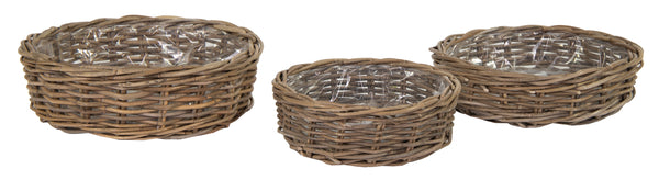 Kubu Round Low Basket -F- S3 D35/45H13/15