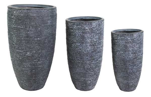 Utah High Vase Graphite S3 D34/56H66/100