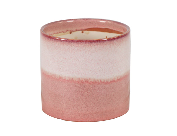 Yall Glazed Cylinder Pink D13.5H13.5
