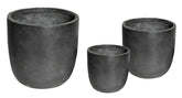 Clayfibre Egg Pot Anthracite S3 D25/39H25/38