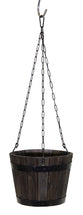 Acacia Chain Hanging Barrel Anthracite D27H20