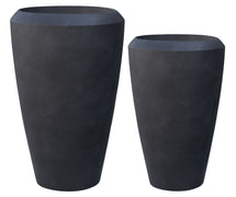 Titan Hellas Cone Vase Anthracite S2 D45/55H70/86