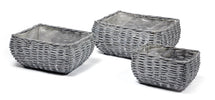 Basket Belly Rectangular Grey S3 L25/36W16/26H15/